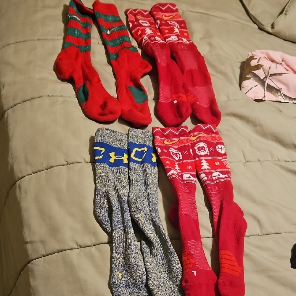 Nike Christmas Socks Lot